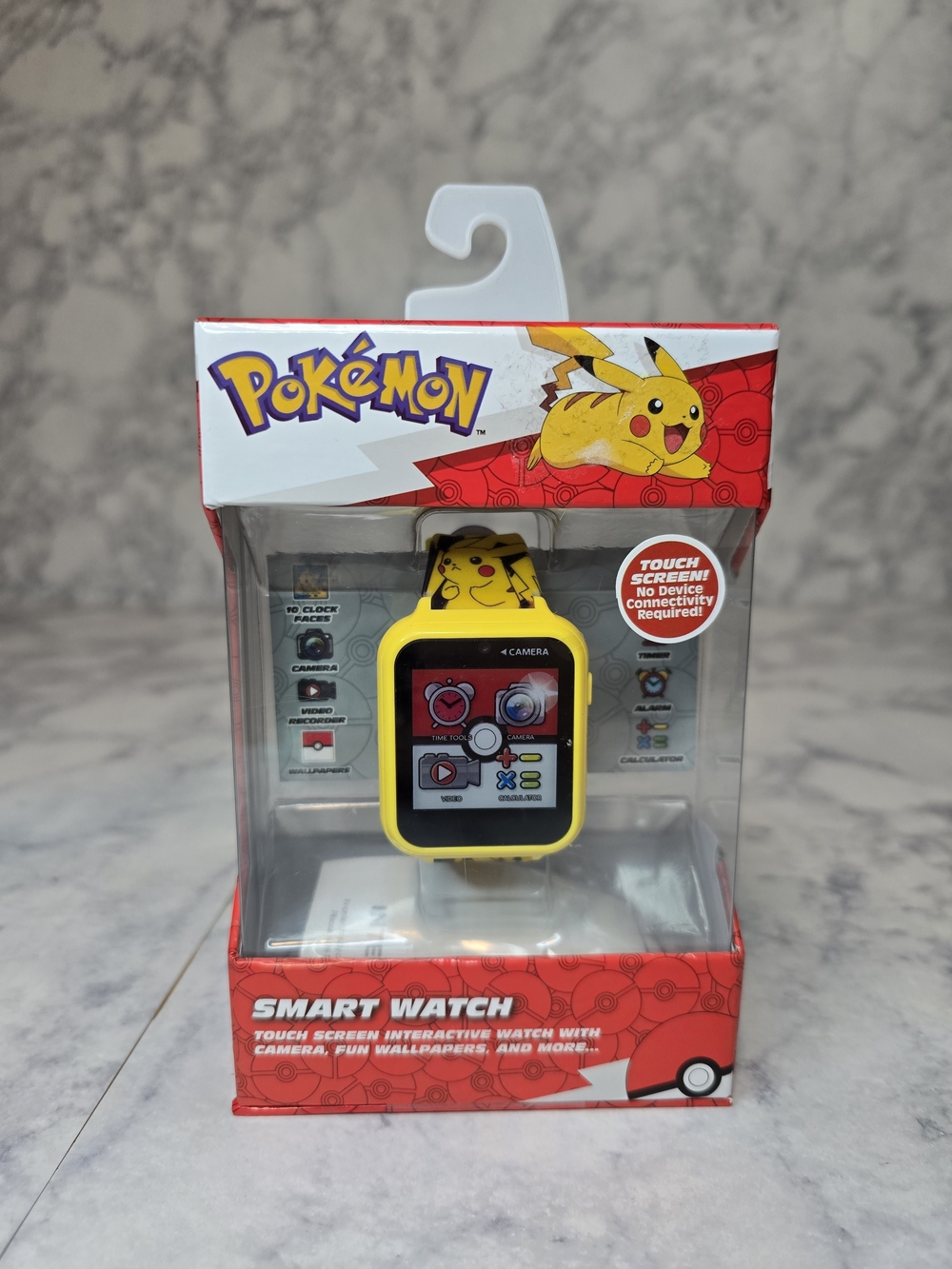 Pokémon Kids Yellow Pikachu Smart Watch - Touchscreen